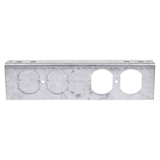 Steel City® 667-2RP Recessed Service Device Plate, For Use With 667 SC Floor Box, Steel