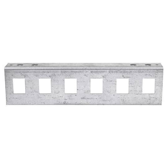 Steel City® 667-6RJ Recessed Service Device Plate, For Use With 667 SC Floor Box, Steel