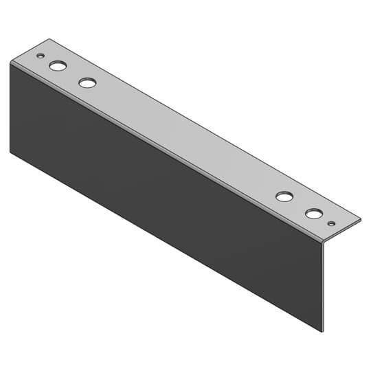 Steel City® 667-BP Blank Recessed Service Device Plate, Steel