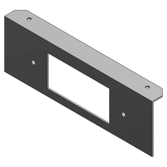 Steel City® 668S-1G Device Plate With GFCI, 13-1/4 in L x 15-1/4 in W, 1 Gang, Steel