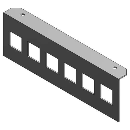Steel City® 668S-6AVA Data Plate, Steel