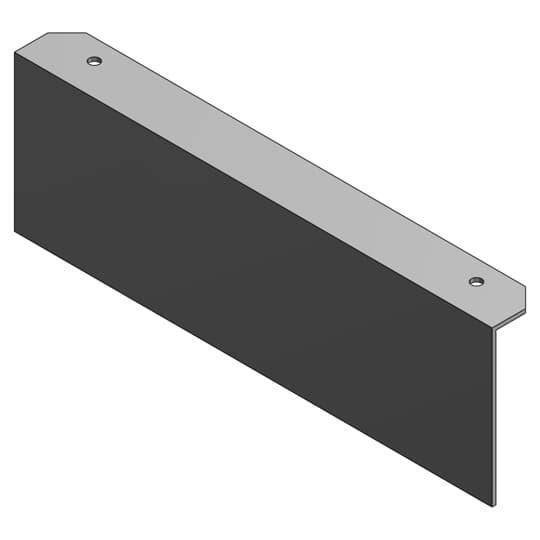Steel City® 668S-BP Blank Recessed Service Device Plate, 13-1/4 in L x 15-1/4 in W, Steel