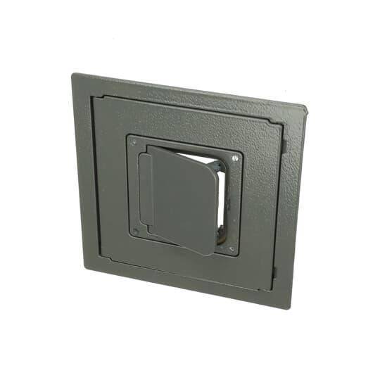 Steel City® 668-CST-ALM Floor Box Cover, 11.63 in L x 11.63 in W, Zinc Alloy