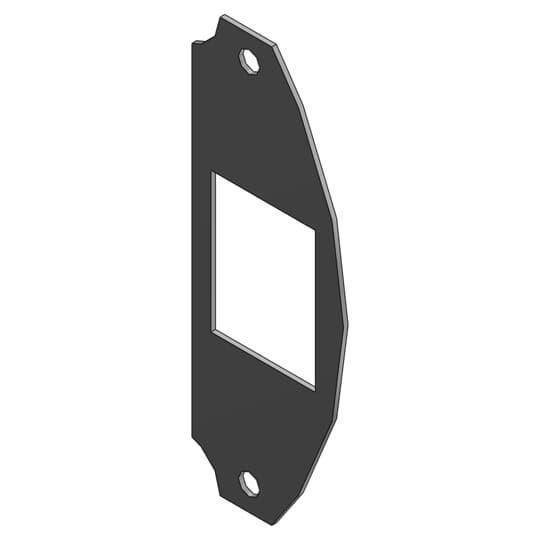 Steel City® 68P-DV-DP-ORT Flush Service Replacement Plate, For Use With 68 P Sub-Floor Outlet Box, Steel