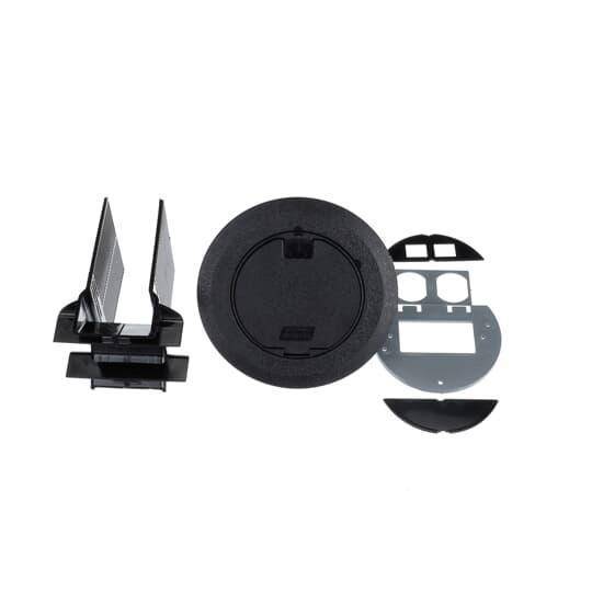 Steel City® 68R-CST-BLK Non-Metallic Cover Kit, 5-5/32 in Dia, 6 in D