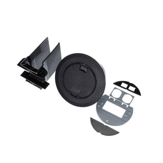 Steel City® 68R-CST-BLK Non-Metallic Cover Kit, 5-5/32 in Dia, 6 in D