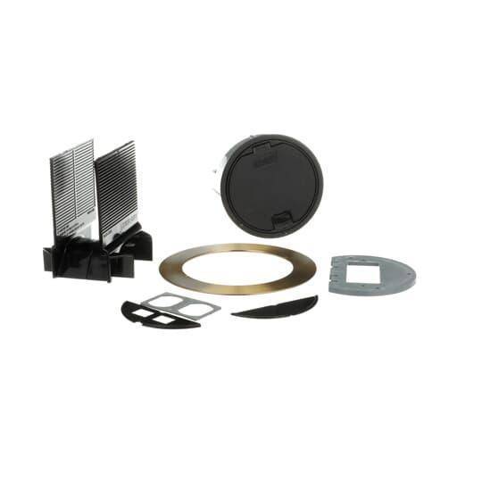 Steel City® 68R-CST-BRS Non-Metallic Cover Kit With Brass Flange, 5-5/32 in Dia, 6 in D, Brass