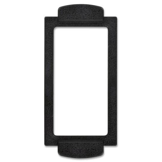 Steel City® 68-HP-DPC-GFCI Flush Service Non-Metallic Center Device Plate, For Use With 68-HP Series Round Floor Box, Black