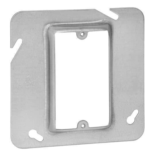Steel City® 72-C-13 Outlet Box Cover, 4-11/16 in L x 4-11/16 in W, Steel