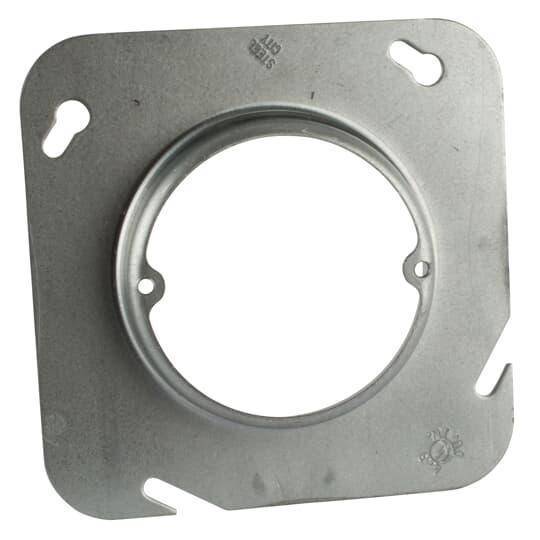 Steel City® 72-C-3-3/4 Outlet Box Cover, 4-11/16 in L x 4-11/16 in W, Blank Cover, Steel