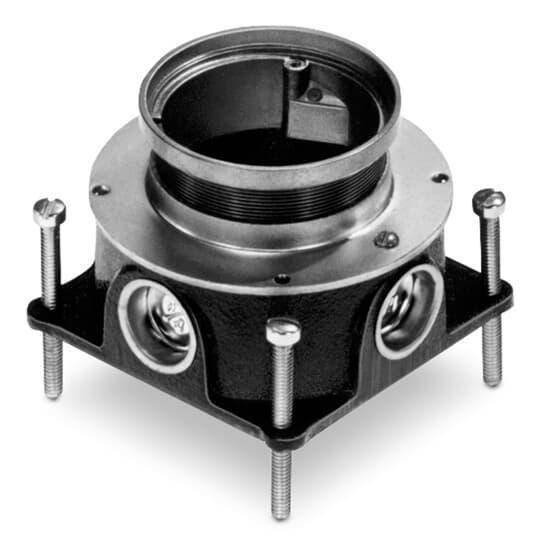 Steel City® 78-SC Flush Service Floor Box, Cast Iron, 24 cu-in Capacity, 1 Gang, 3-7/8 in L x 2-13/16 in D