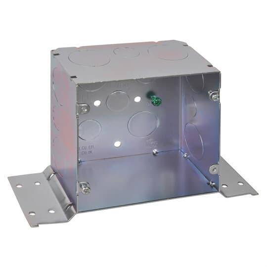 Steel City® 82181-12-1-CV Fire Signal Box, Steel, 64 cu-in Capacity, (1) Outlets, (14) Knockouts, 5 in H x 5 in W x 2-7/8 in D