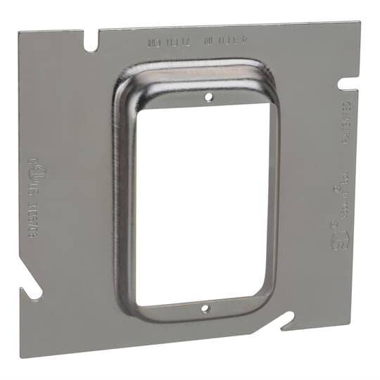 Steel City® 82C-1G-5/8 Extension Ring, 5 in L x 5 in W x 5/8 in D, Steel