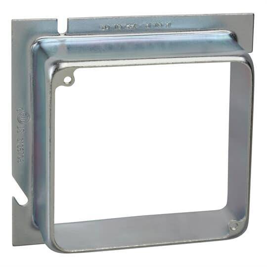 Steel City® 82-52E-1-1/4 1-Outlet Extension Ring, 5 in L x 5 in W, Steel