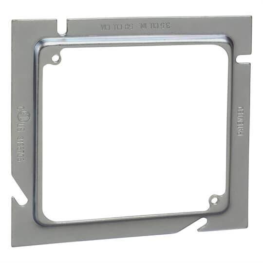 Steel City® 82-52E-1/4 1-Outlet Extension Ring, 5 in L x 5 in W, Steel