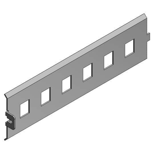 Steel City® AFD-6-6RJ Data Panel Cover, For Use With AFM-6 Series Access Floor Module, Steel