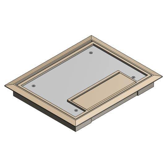 Steel City® MopTite™ AFM6-CST-SW-BGE Non-Metallic Floor Box Cover