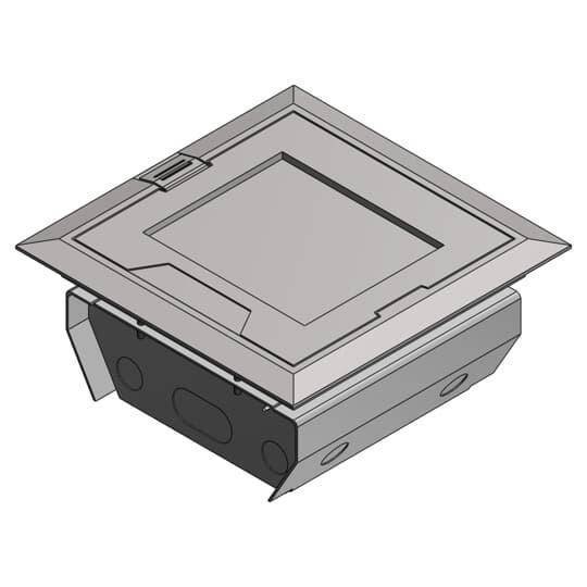 Steel City® AFM-4-ALM 3-Compartment Raised Access Floor Module, Steel