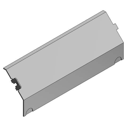 Steel City® AFP-6B60 AFM-6 Blank Power Panel Cover, For Use With AFM-6 Series Access Floor Module, Steel