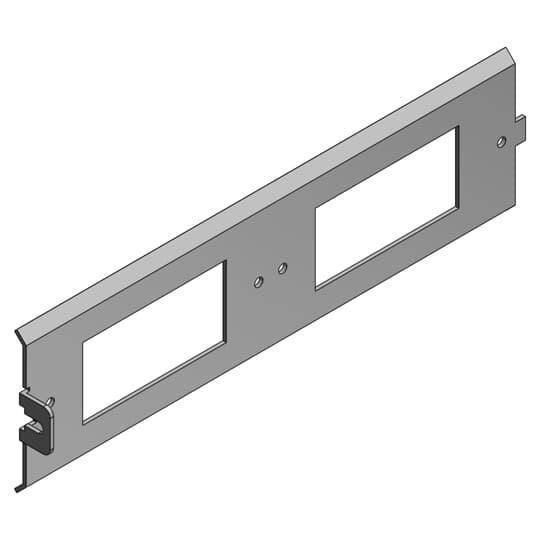 Steel City® AFP-6-GFCI-45 45 deg Sloped Power Panel With 2-GFCI, Steel