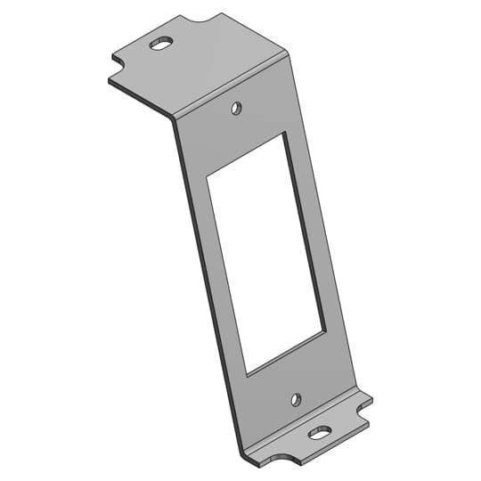 Steel City® AFP-8G Single GFCI Power Panel Cover, 4-17/64 in L, For Use With AFM-8 Series Access Floor Module, Steel