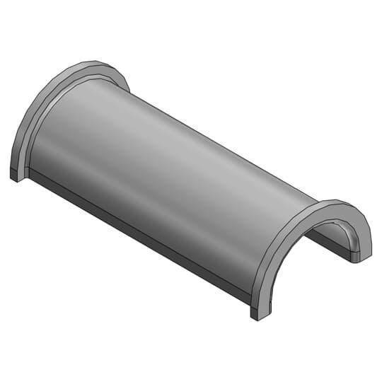Steel City® AFT-2 Floor Module Power Tunnel, For Use With AFM-2 and AFM-4R Series Access Floor Module, Steel