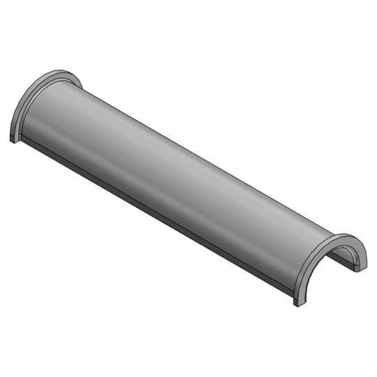 Steel City® AFT-46 Power Tunnel, For Use With AFM-4 and AFM-6 Series Floor Boxes/AFM-4 Delivery Module, Steel