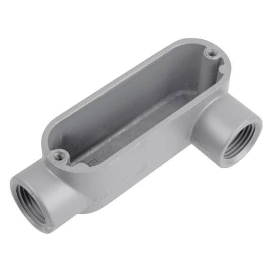 Red Dot® ALL-1 Type LL Conduit Body, 1/2 in Hub, 4.3 cu-in Capacity, Die Cast Aluminum