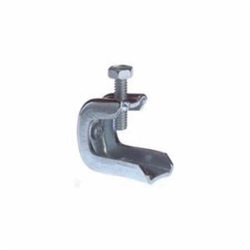 Steel City® BC2-TB Beam Clamp, 5/16-18 Rod, 3/4 in THK Flange, 300 lb Load, Steel, Electroplated