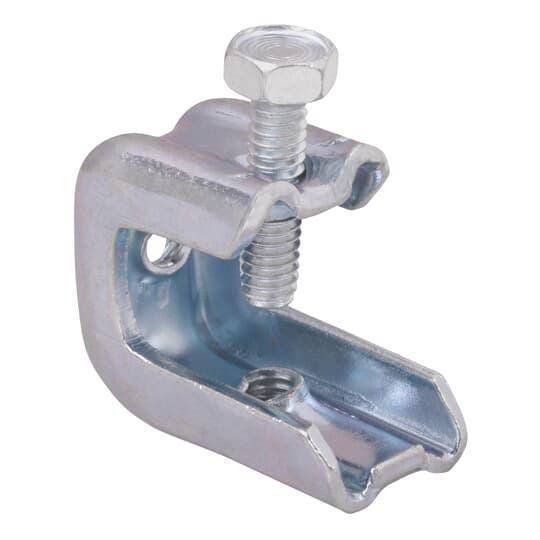 Steel City® BC1SC-1 Beam Clamp, 1 in Conduit, 5/8 in THK Flange, Steel, Electroplated