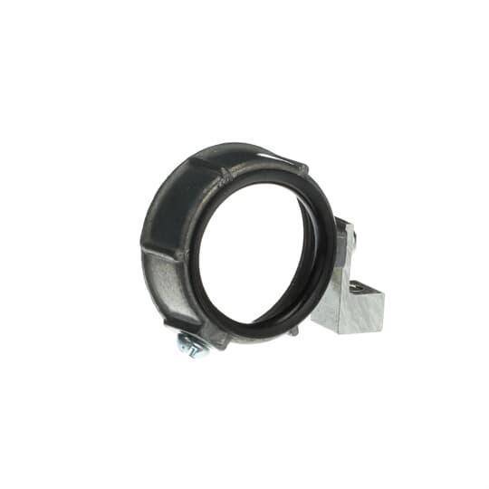 Steel City® BG804A Insulated Grounding Bushing, 1-1/4 in Trade, 2 AWG Wire Min, 14 AWG Wire Max, 1-15/16 in Dia, Die Cast Zinc