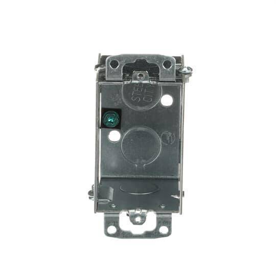 Steel City® CDOW-CN Gangable Switch Box With Knockout, Steel, 12.5 cu-in Capacity, 1 Outlets, 2 in W x 2-1/2 in D x 3 in H