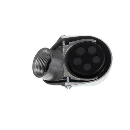 Iberville® CIEFA-1 Service Entrance Cable, 1 in, (5) 0.438 in, 0.5 in Hole, For Use With Service Entrance Cable, Rigid Conduit, Cast Aluminum