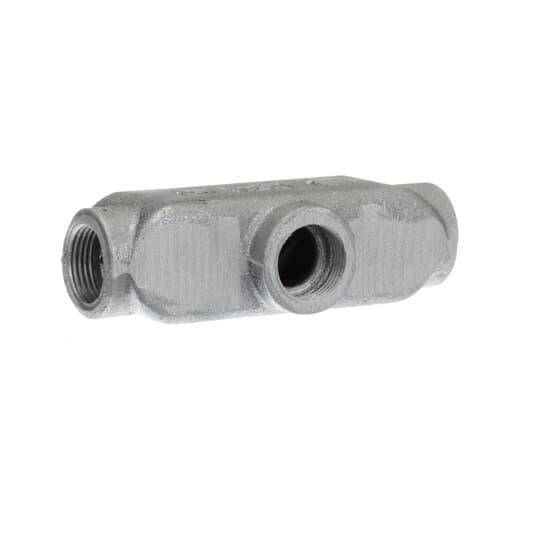Iberville® CITBA-3/4 Type TB Conduit Body, 3/4 in Hub, Cast Aluminum