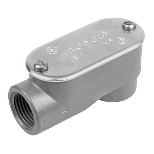 Red Dot® D-Pak™ DASLB-2 Type SLB Service Entrance Conduit Body With Cover, Gasket, 3/4 in Hub, 3 cu-in Capacity, Die Cast Aluminum