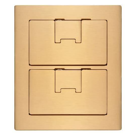 Carlon® E9762B Multi-Gang Non-Metallic Floor Box Cover, 8-1/4 in L x 7.13 in W, Thermoplastic