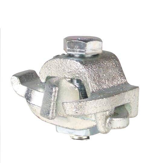Steel City® EC12HDG Beam Clamp, 1/2 in Conduit, Malleable Iron, Hot Dipped Galvanized
