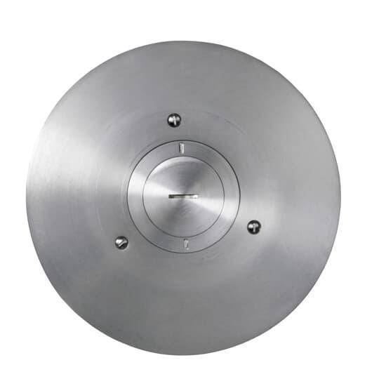 Steel City® FFPT3-CVR-ALM Poke-Through Cover, 7 in Dia, Aluminum