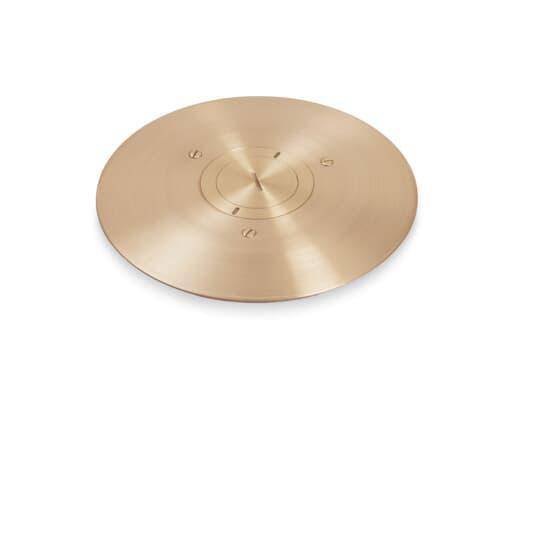 Steel City® FFPT3-CVR-BGE Poke-Through Cover, 7 in Dia, Aluminum