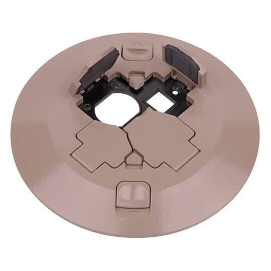 Steel City® FPT3-CVR-BGE Poke Through Cover, 7-1/2 in Dia, Aluminum