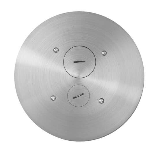 Steel City® FFPT4-CVR-ALM Poke-Through Cover, 7-1/4 in Dia, Aluminum
