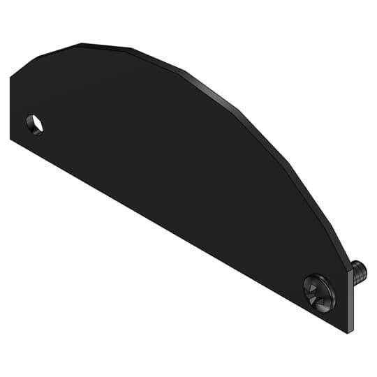 Steel City® FPT4-CPB-BLANK Blank Compartment B Communications Device Plate, Steel