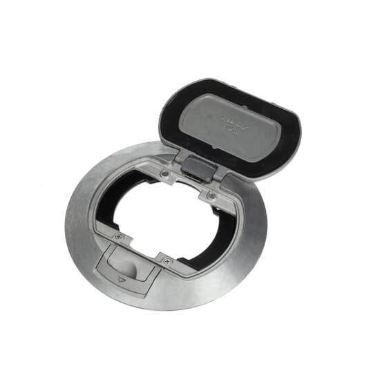 Steel City® FPT4-CVR-TALM Poke-Through Cover, 7-1/2 in Dia, Aluminum