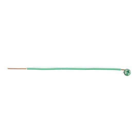 Steel City® GSC-12 Non-Insulated Grounding Pigtail, 12 AWG Solid Copper Wire, 6 in L, Steel