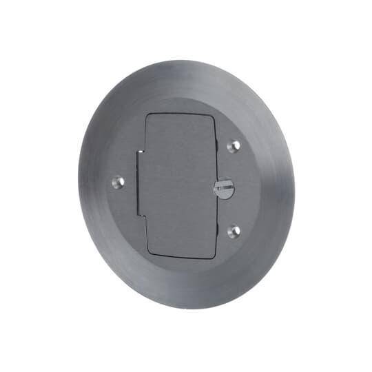 Steel City® P60-CACP-GFI-AL 1-Piece Carpet Plate, 5-3/4 in Dia, Aluminum