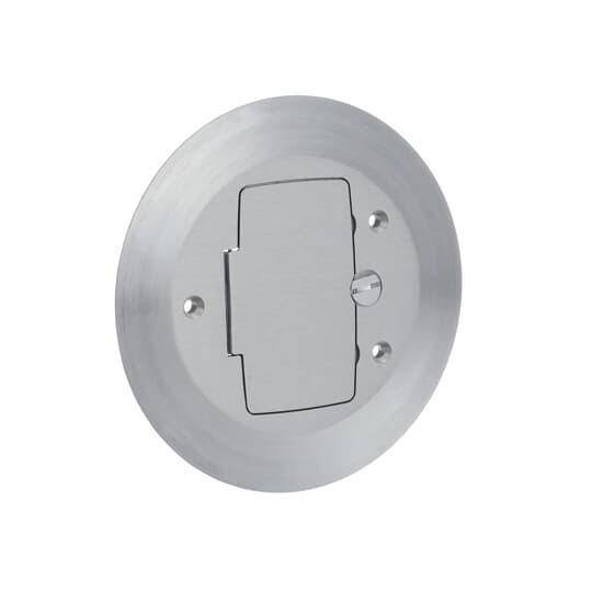 Steel City® P60-CACP-GFI-AL 1-Piece Carpet Plate, 5-3/4 in Dia, Aluminum