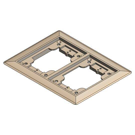 Steel City® P64P-2G-CP-BGE Non-Metallic Carpet Plate, 7-5/8 in L x 6-1/8 in W, Polycarbonate