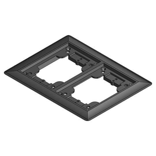 Steel City® P64P-2G-CP-BLK Non-Metallic Carpet Plate, 7-5/8 in L x 6-1/8 in W, Polycarbonate