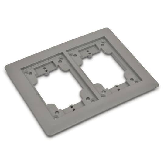 Steel City® P64P-2G-CP-GRY Non-Metallic Carpet Plate, 7-5/8 in L x 6-1/8 in W, Polycarbonate
