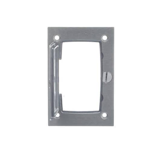 Steel City® MopTite™ P64-GFCI-AL Cover Plate With GFCI Flip Lid, 4-1/2 in L x 3 in W, Aluminum